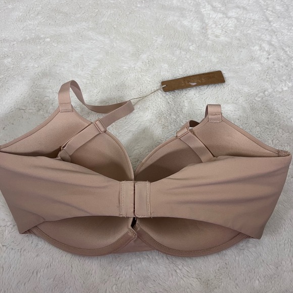 SKIMS Fits Everybody Push Up Demi Bra Mica Tan BR-UWR-2295 Size 34DD NWT - Picture 5 of 9